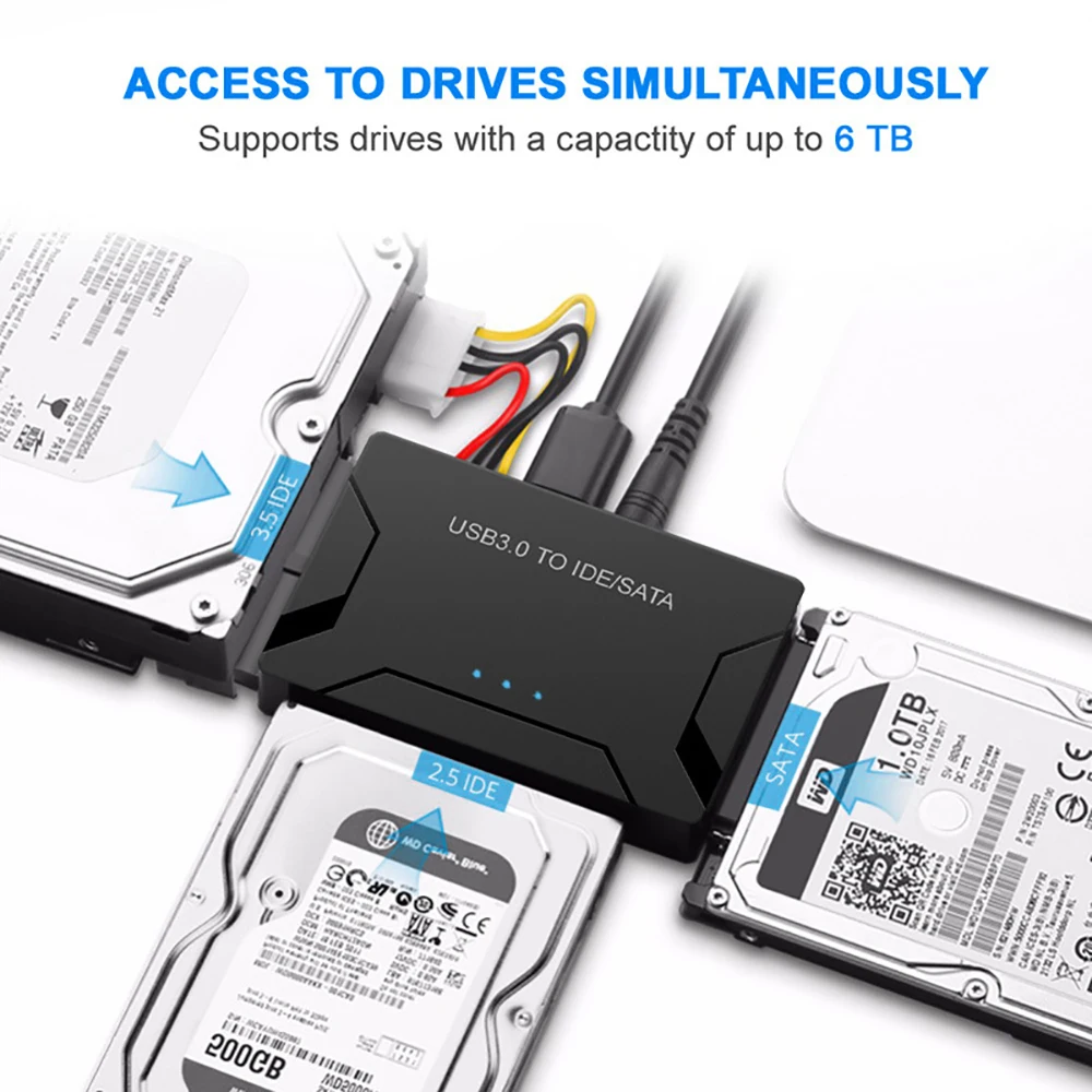 Адаптер usb 3,0 на sata ide ata для пк - Фотография_3