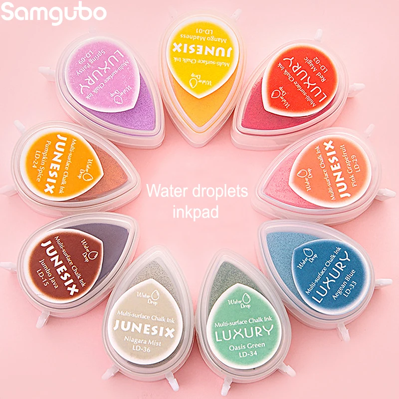 Diy креативный набор чернильных подушечек с каплей воды