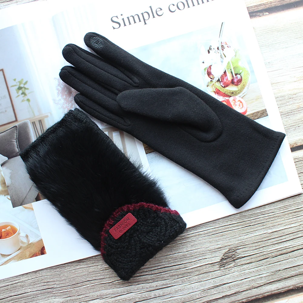 Перчатки женские зимние вязаные - Фотография_6