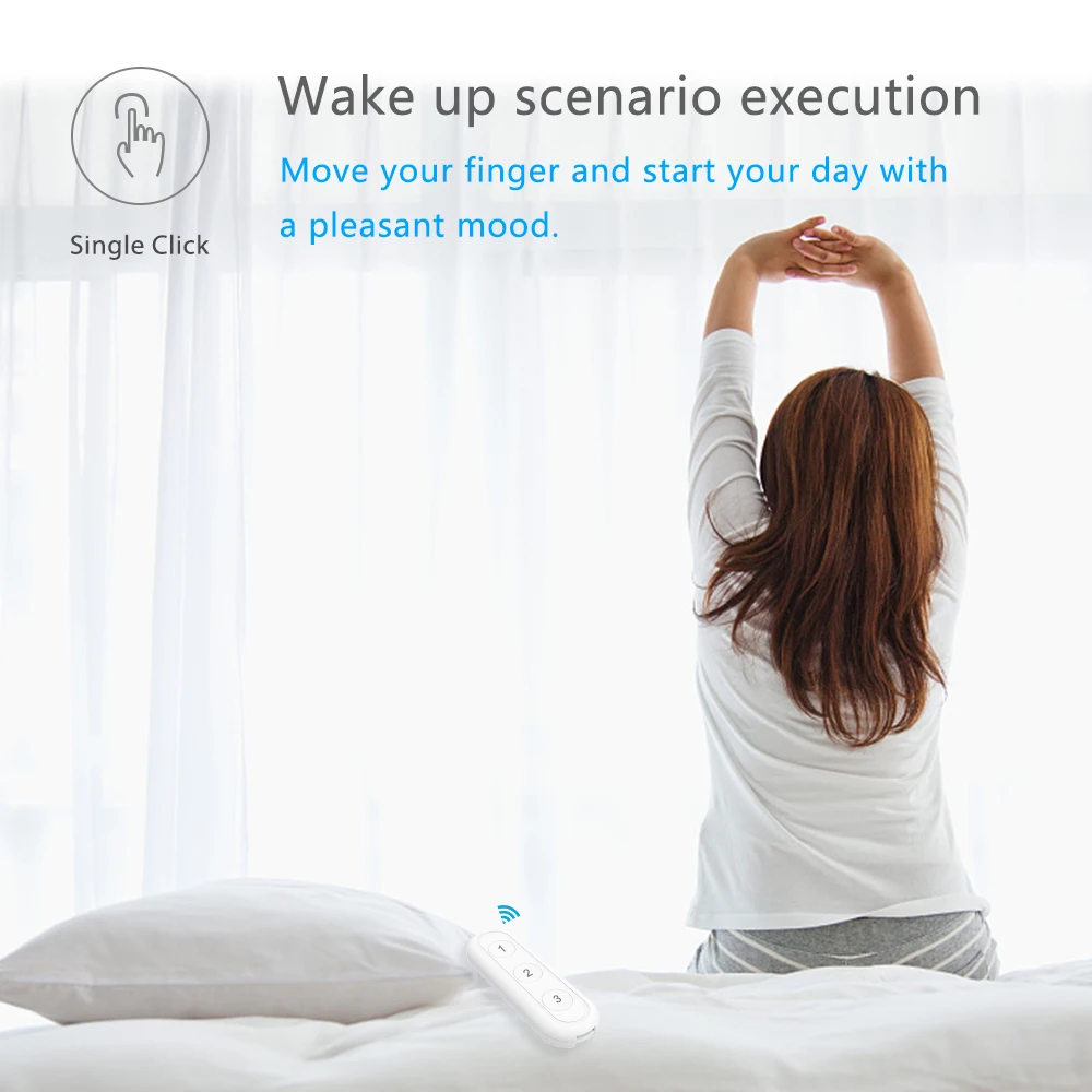 Tuya smart life zigbee 3.0 беспроводная портативная кнопка 1 - Фотография_6