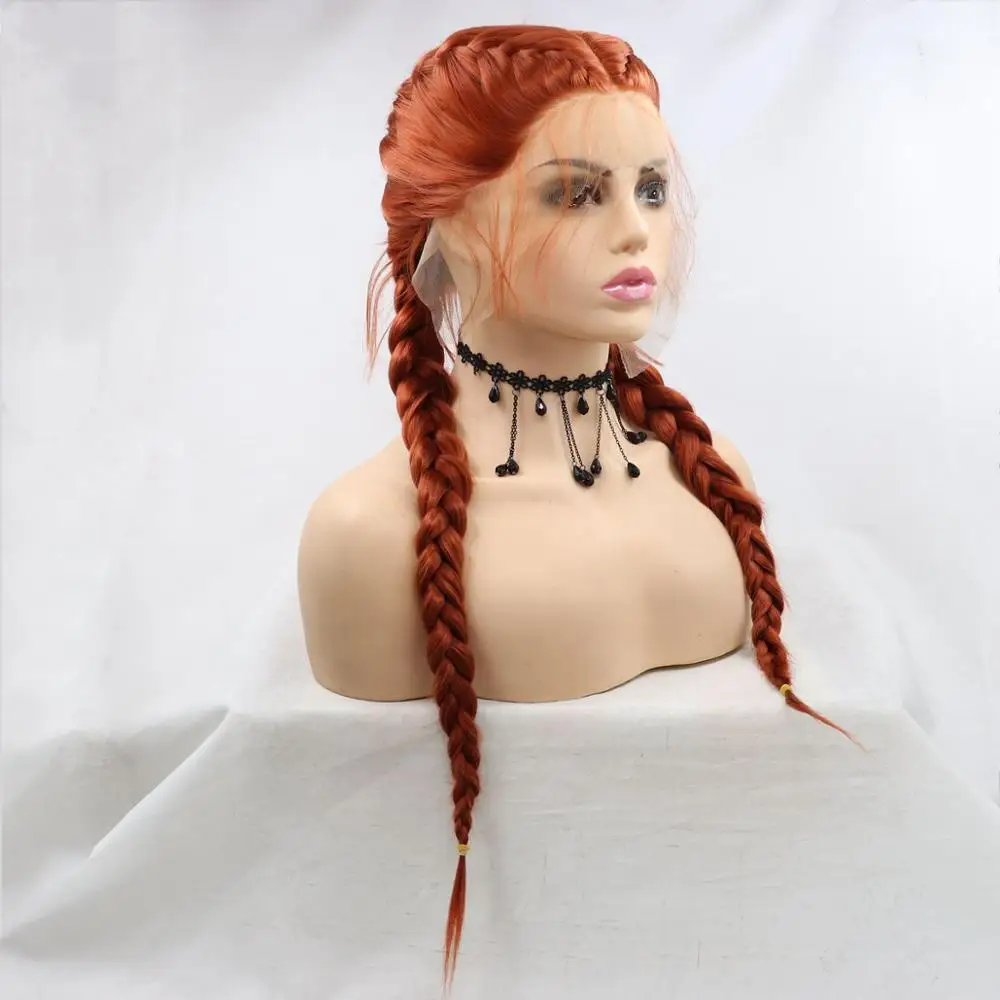 Женский синтетический парик с двойной оплеткой - Фотография_4