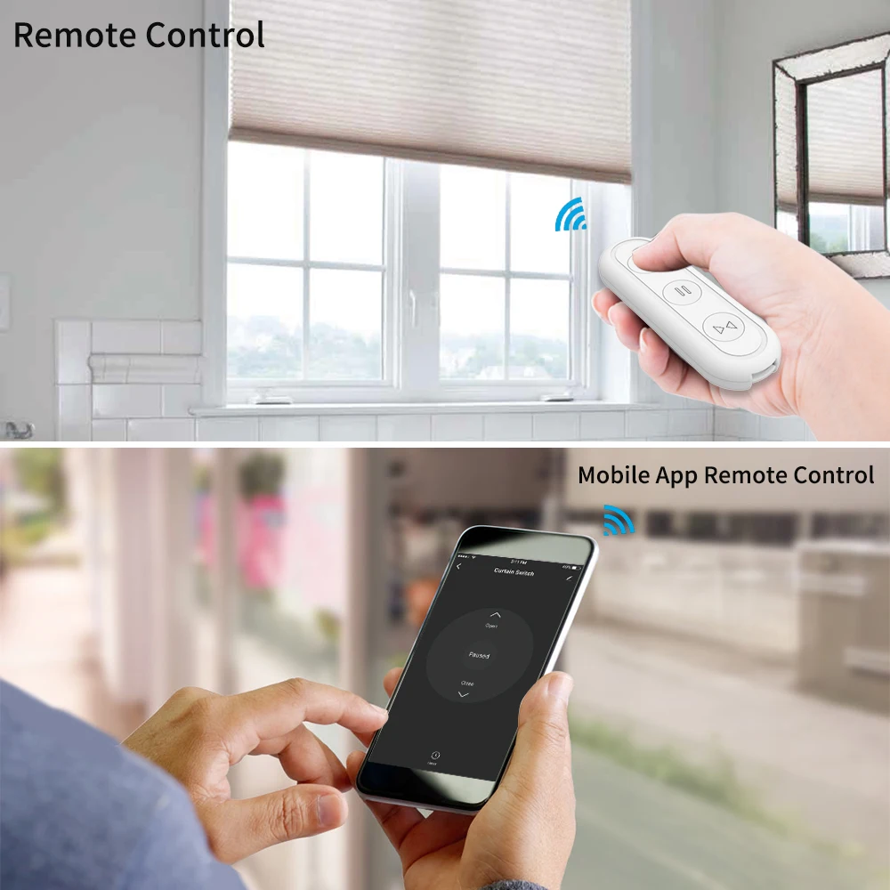 Tuya smart life rf wifi умные шторы - Фотография_2