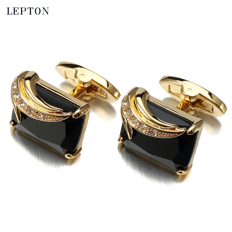 Роскошные стеклянные запонки для мужчин lepton