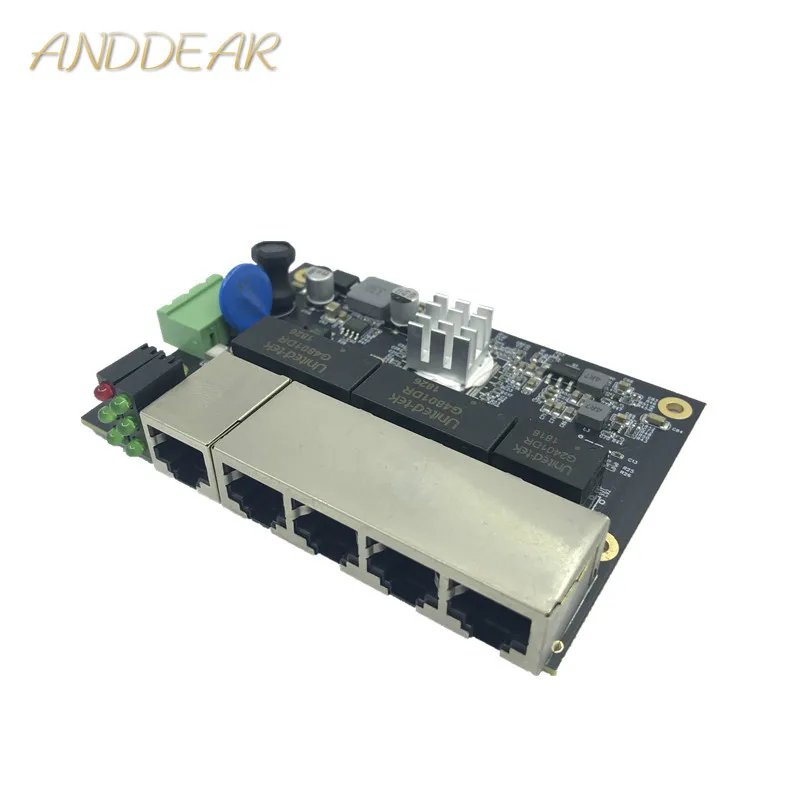 Модуль коммутатора ethernet 5 порты
