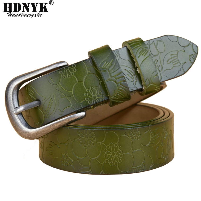 Ремень из натуральной коровьей кожи женский - Фотография_5