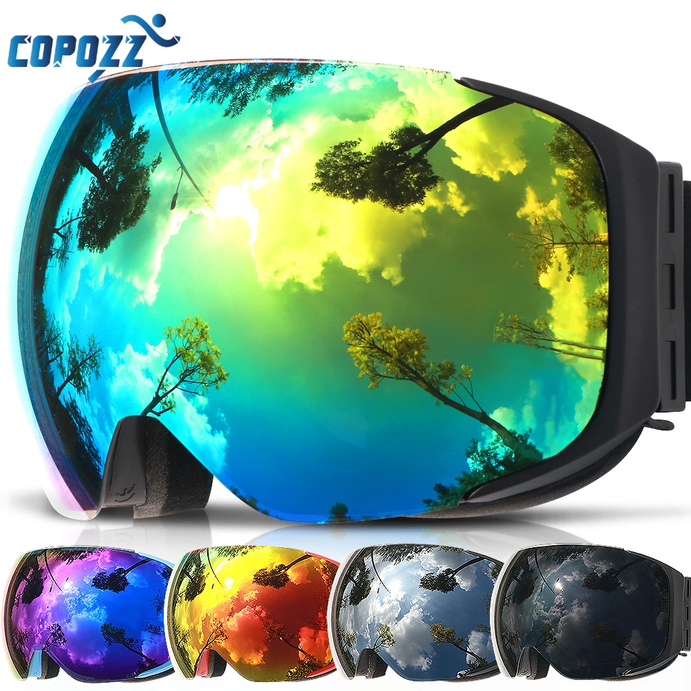 Copozz брендовые лыжные очки сменные