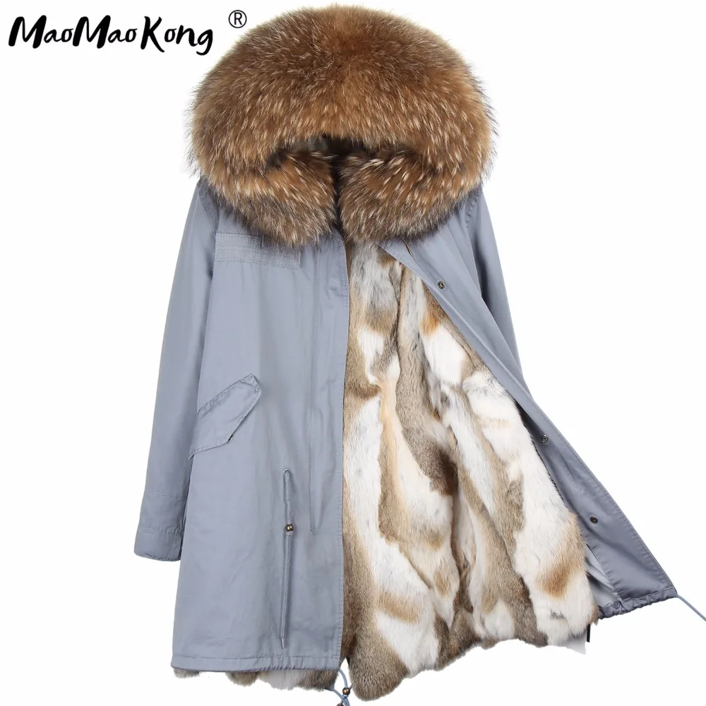 Модная женская зимняя куртка maomaokong - Фотография_2
