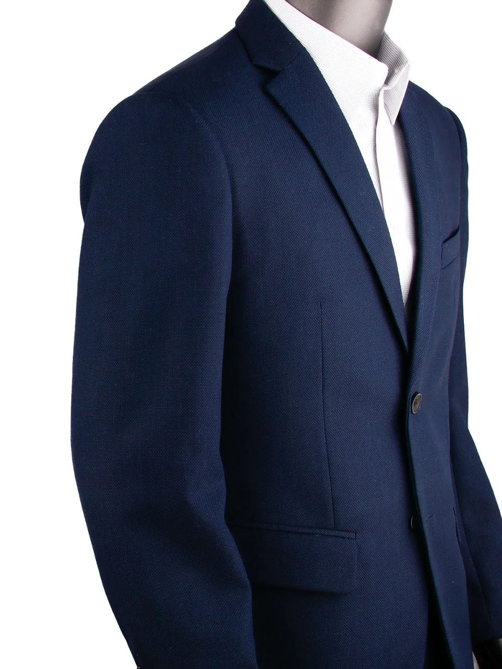 Мужские деловые костюмы темно-синего цвета на заказ - Фотография_6