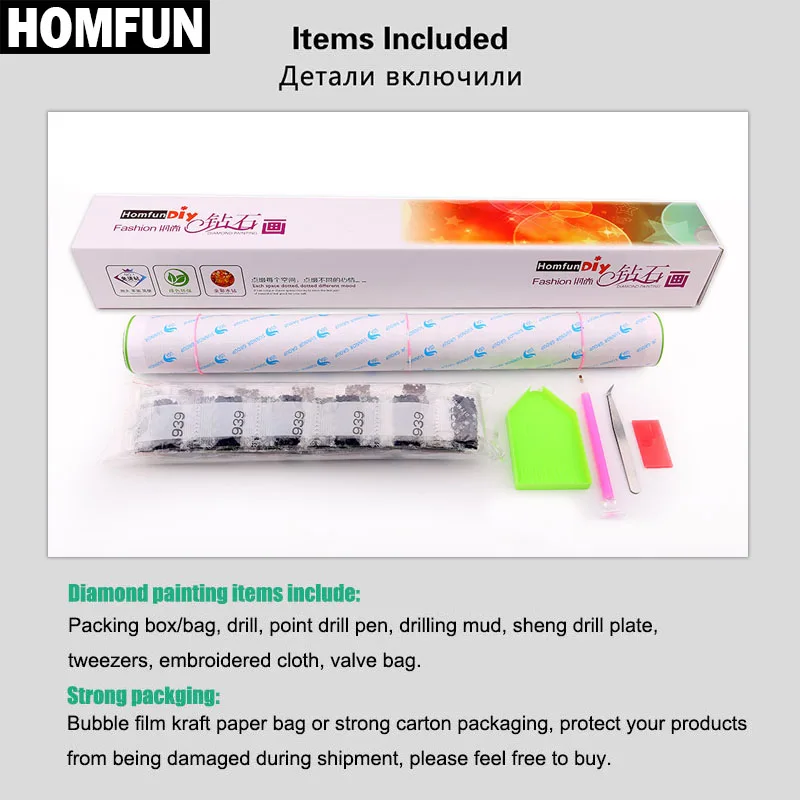 Homfun фото на заказ алмазная живопись - Фотография_6