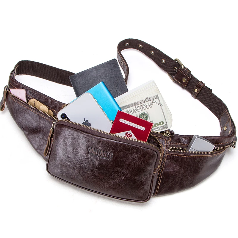 Поясные сумки из натуральной кожи contact's - Фотография_3