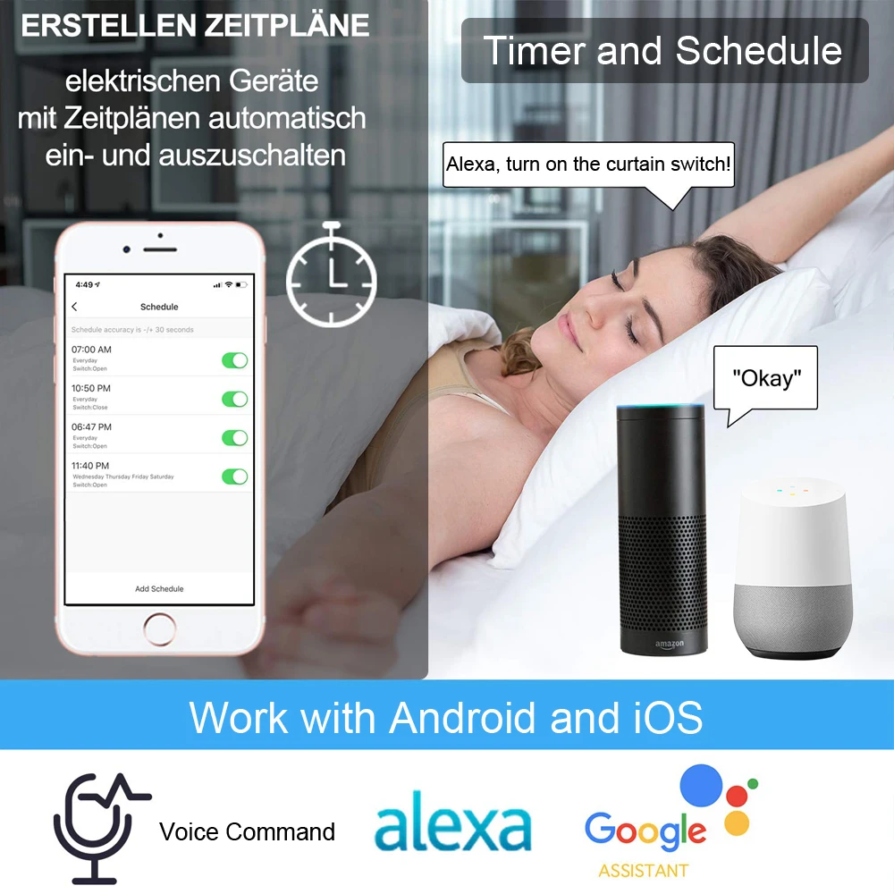 Tuya smart life rf wifi умные шторы - Фотография_4
