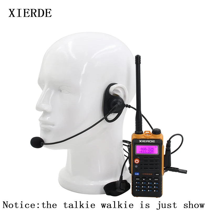 Тактическая гарнитура ptt mic earhook