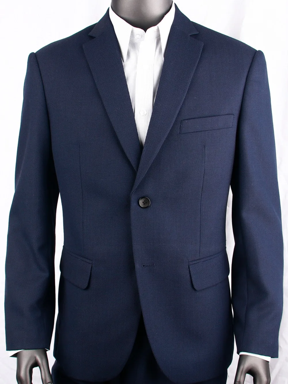 Мужские деловые костюмы темно-синего цвета на заказ - Фотография_2