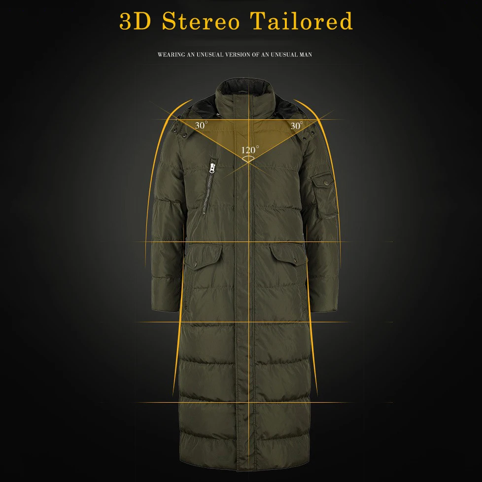 Мужской длинный пуховик - Фотография_5