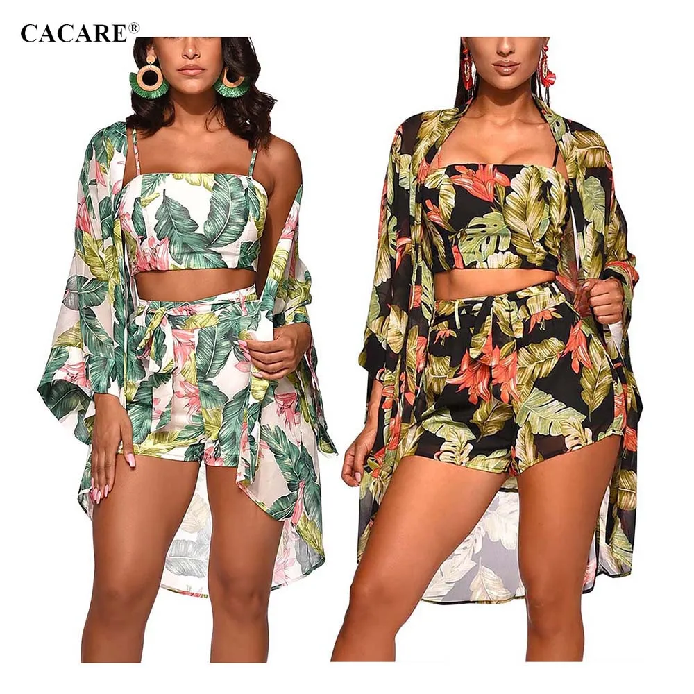 Комплект женской пляжной одежды cacare из 3 предметов