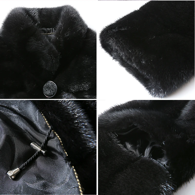 Высококачественная шуба из натурального норкового меха - Фотография_5