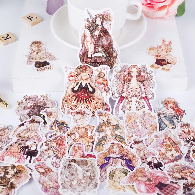 Наклейки sen goth girl lolita girl - Фотография_3