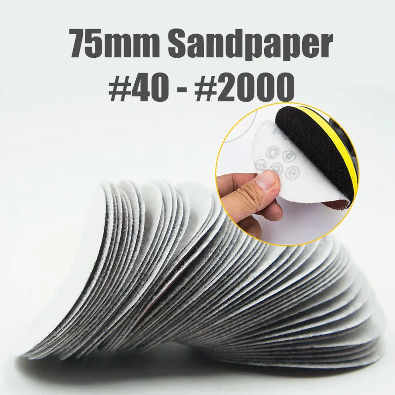 40-2000 грит 3 дюйма 75 мм шлифовальный