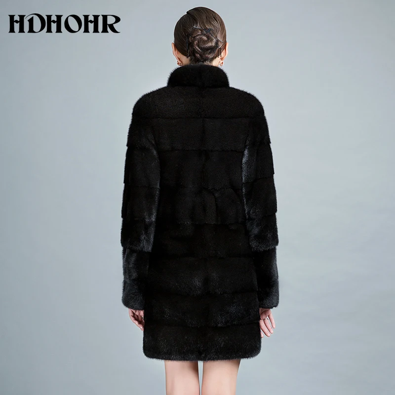 Высококачественная шуба из натурального норкового меха - Фотография_4