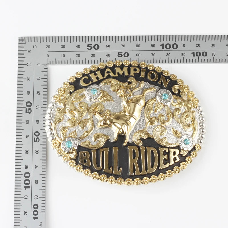 Пряжка bullfighting с золотым узором - Фотография_3