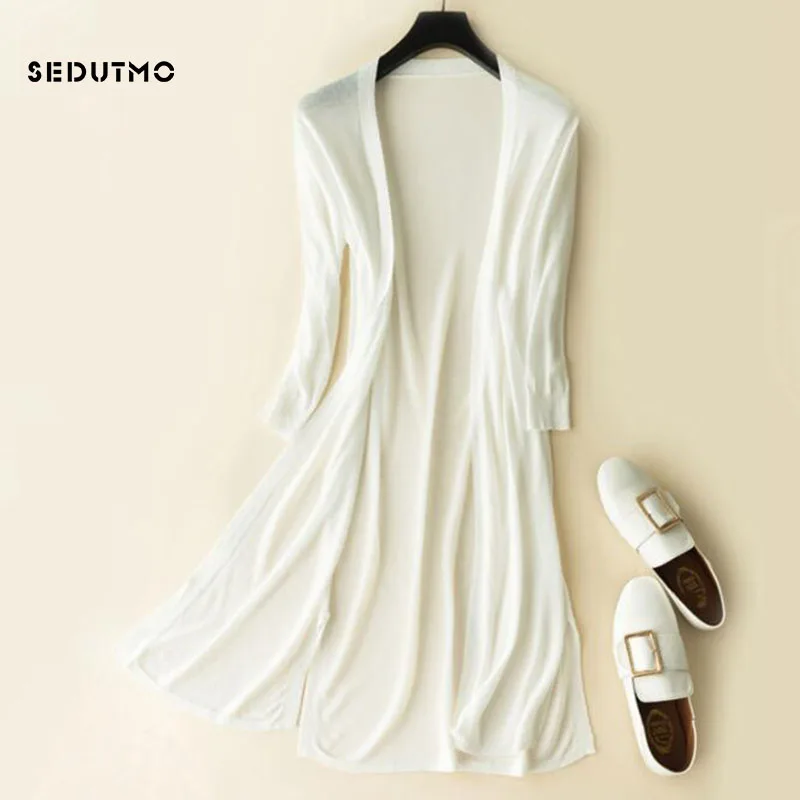 Летнее длинное кимоно sedutmo - Фотография_5