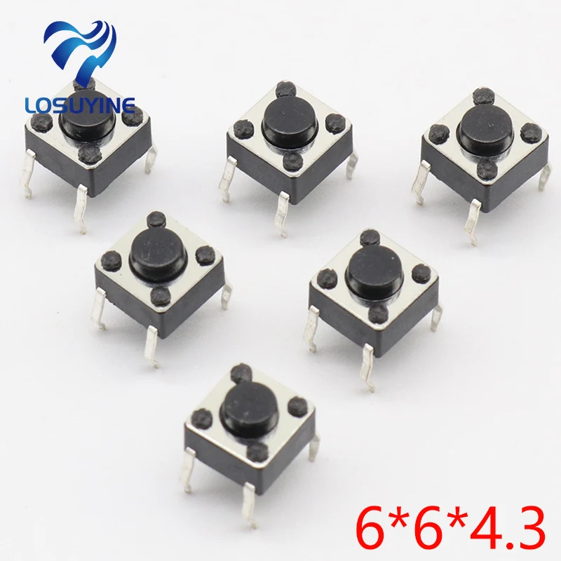 6x6x4,3 мм 4pin g89 тактильный