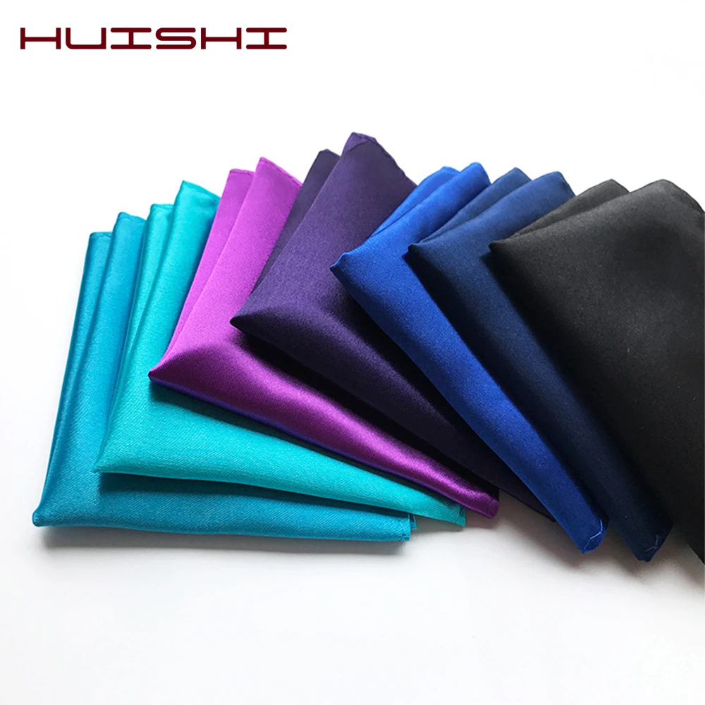 Huishi мужские атласные однотонные костюмы - Фотография_3