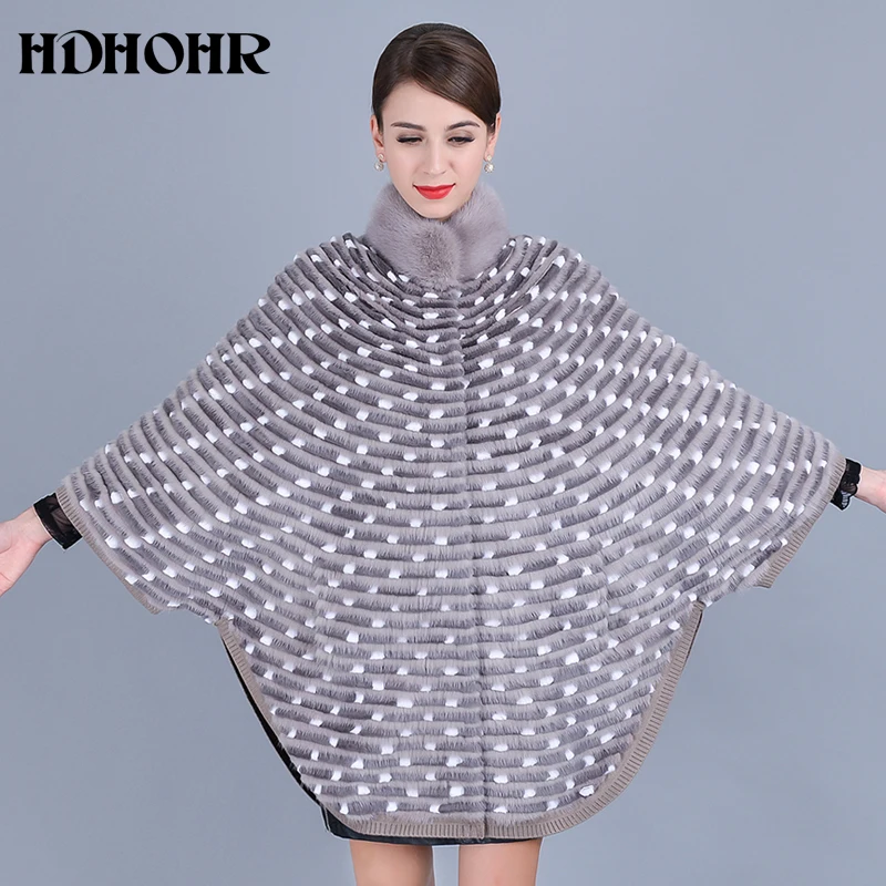 Пальто из натурального норкового меха