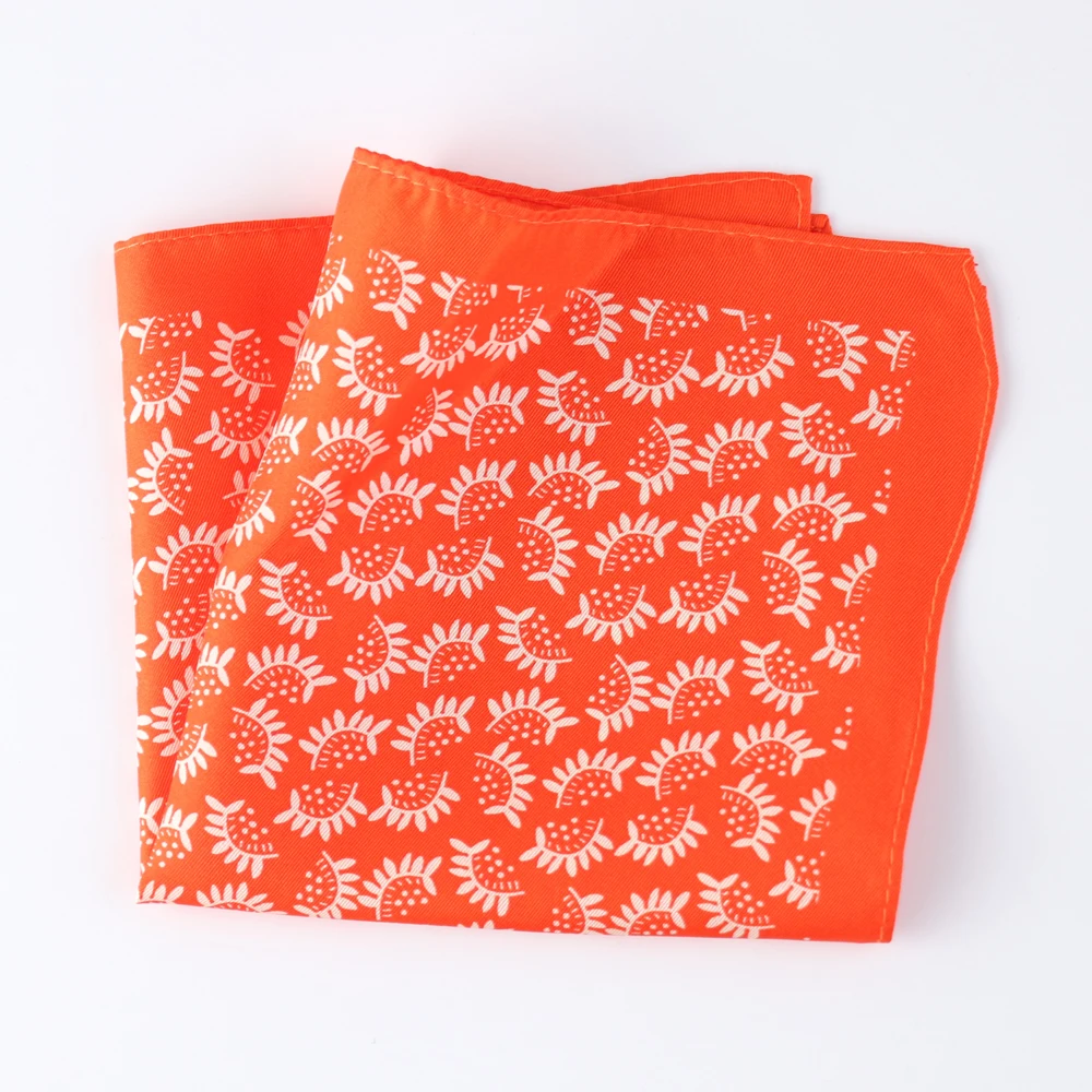 Карманный платок из 100% шелка с принтом - Фотография_6