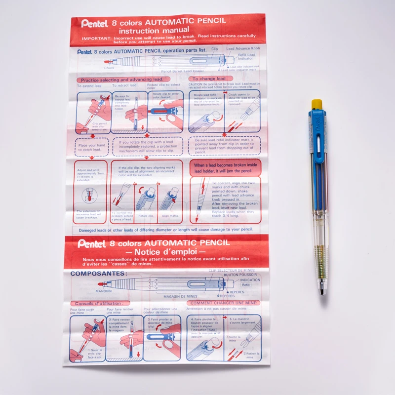 Японский карандаш pentel multi 8 - Фотография_5