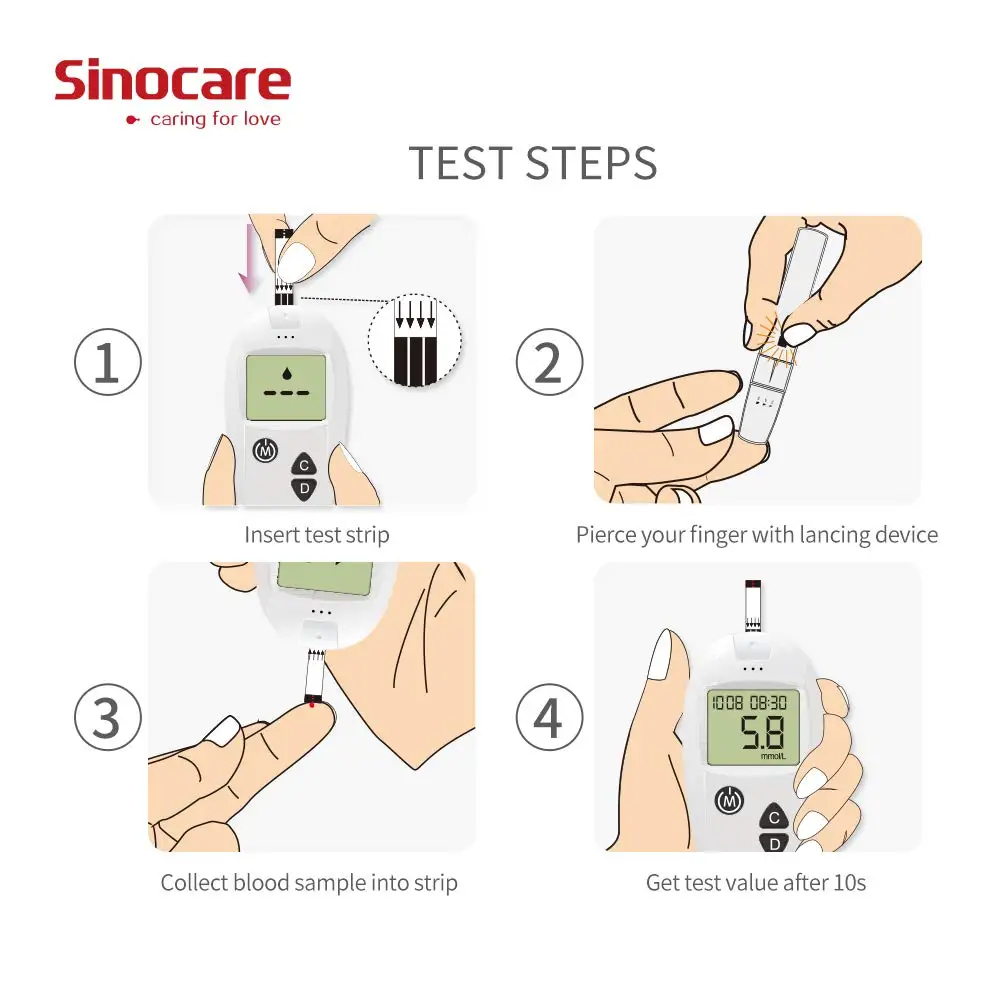 Глюкометр sinocare safe-accu - Фотография_6