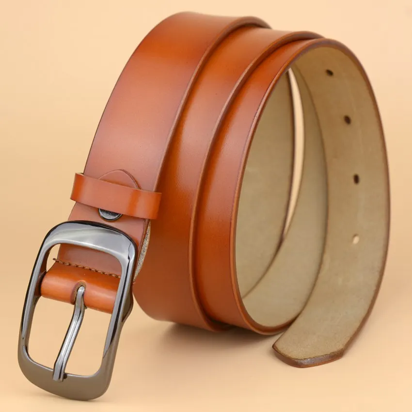 Ремень из натуральной воловьей кожи женский - Фотография_4