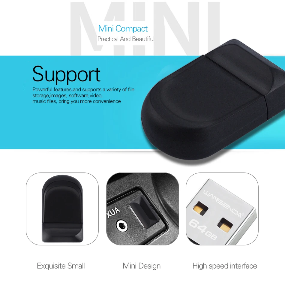 Wansenda super mini usb флэш-накопитель - Фотография_3