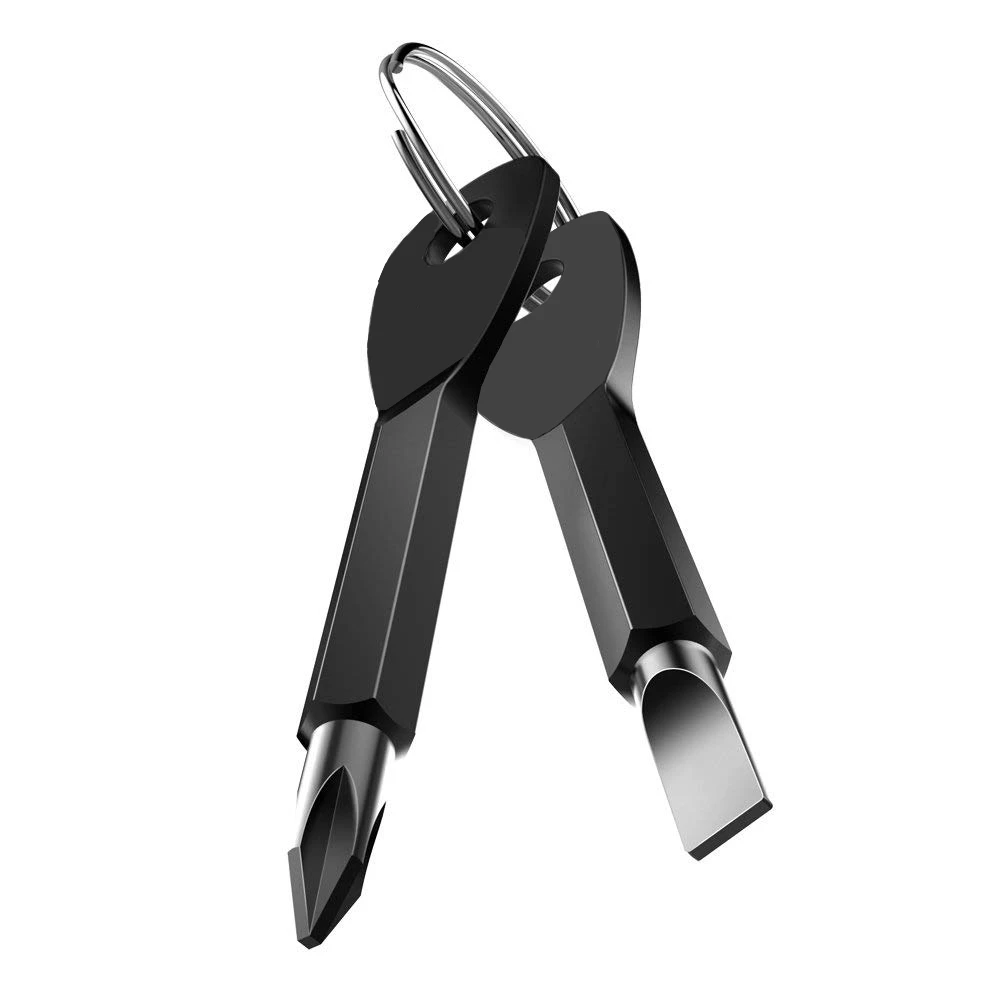 1 комплект, многофункциональная отвертка mini edc из нержавеющей стали