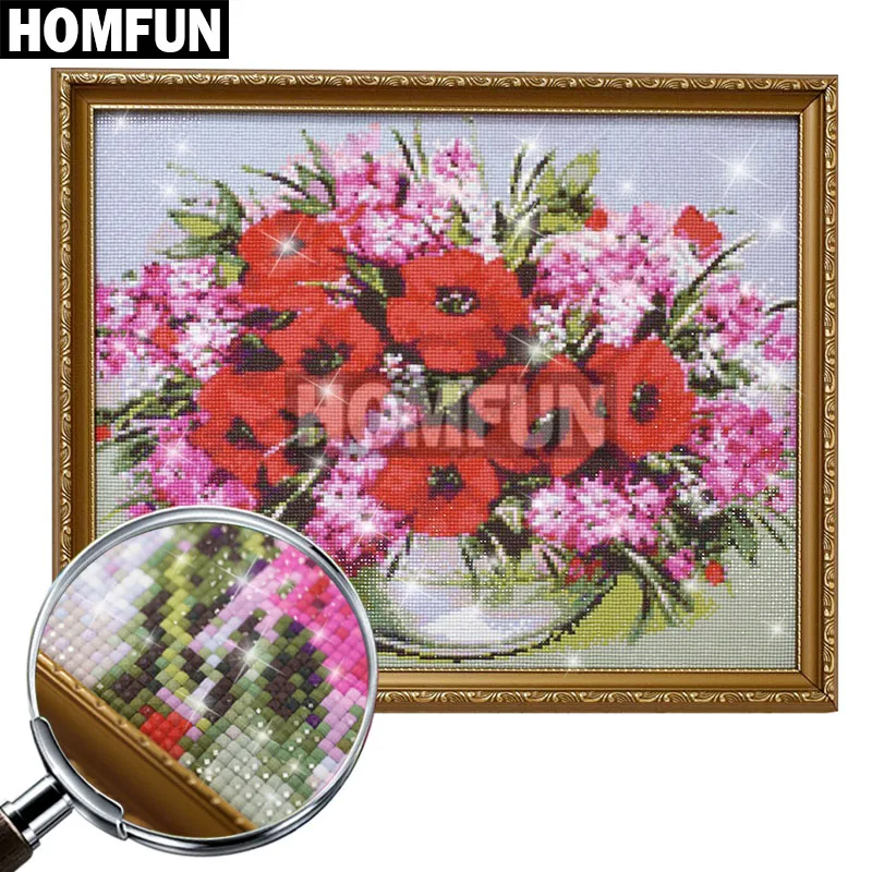 Homfun diy фото на заказ алмазная - Фотография_3