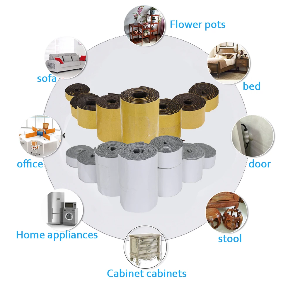 Самоклеящиеся фетровые мебельные - Фотография_2