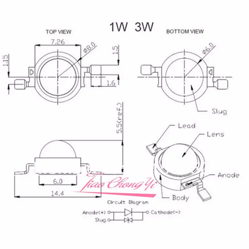 Ультрафиолетовые светодиодные лампы 3 вт - Фотография_4