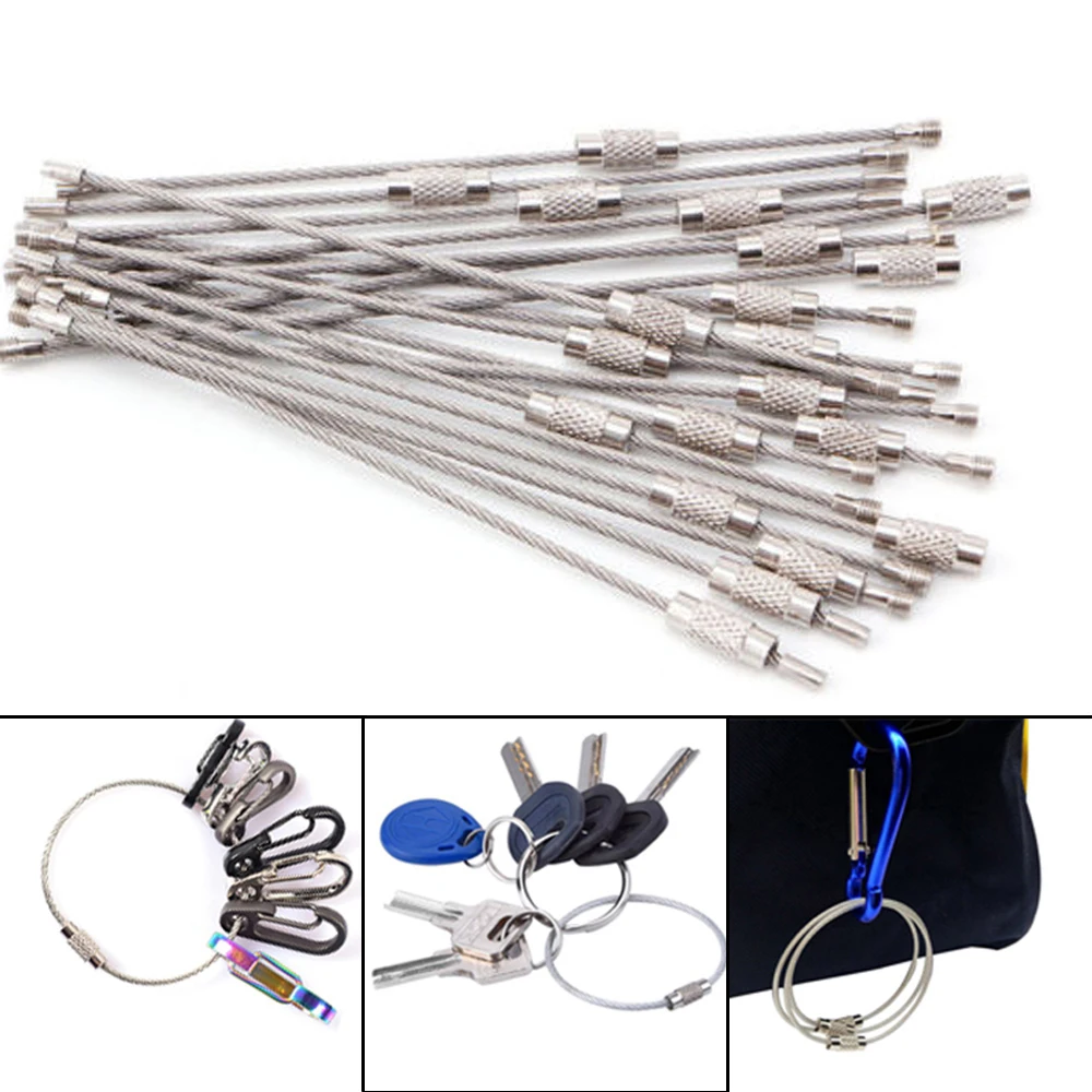 Карабин для ключей из нержавеющей