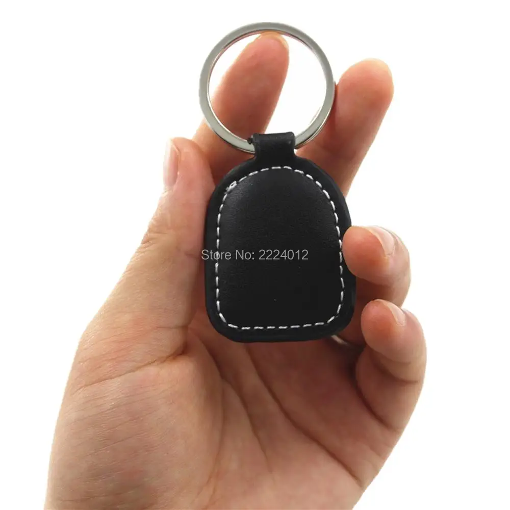 Перезаписываемая кожаная rfid-бирка кольца для ключей - Фотография_3