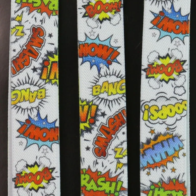 Подтяжки эластичные с буквенным принтом - Фотография_5