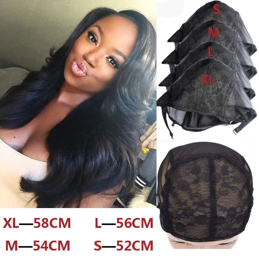 Лучшая регулируемая ткацкая шапочка xl/l/m/s для изготовления париков - Фотография_6