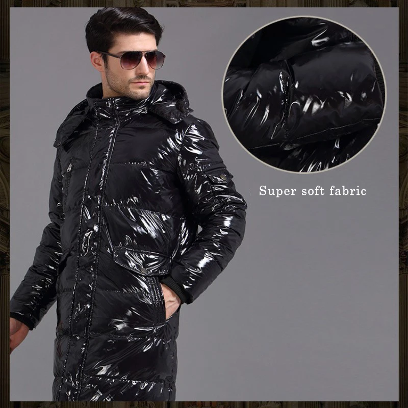 Мужской длинный пуховик - Фотография_4