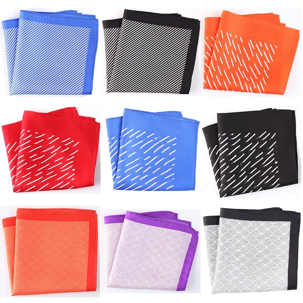 Карманный платок из 100% шелка с принтом - Фотография_3