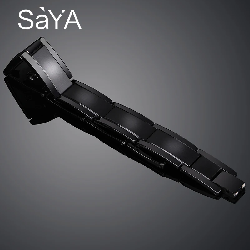 Черный браслет platingtungsten carbide для мужчин - Фотография_3