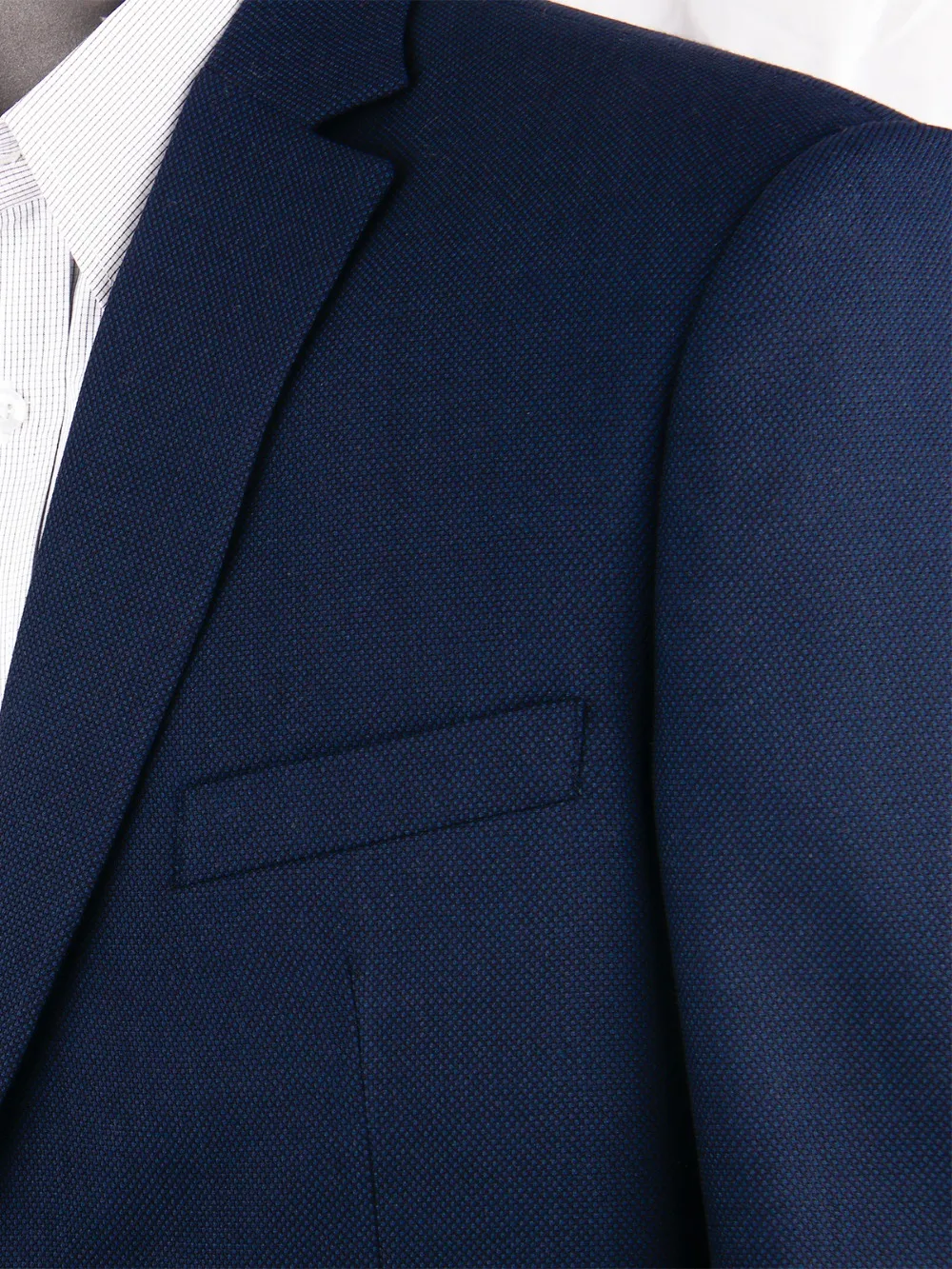 Мужские деловые костюмы темно-синего цвета на заказ - Фотография_5