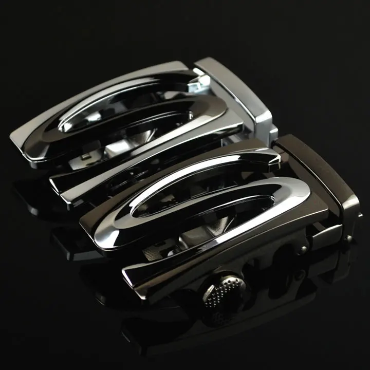 Модная мужская деловая автоматическая пряжка из сплава - Фотография_4