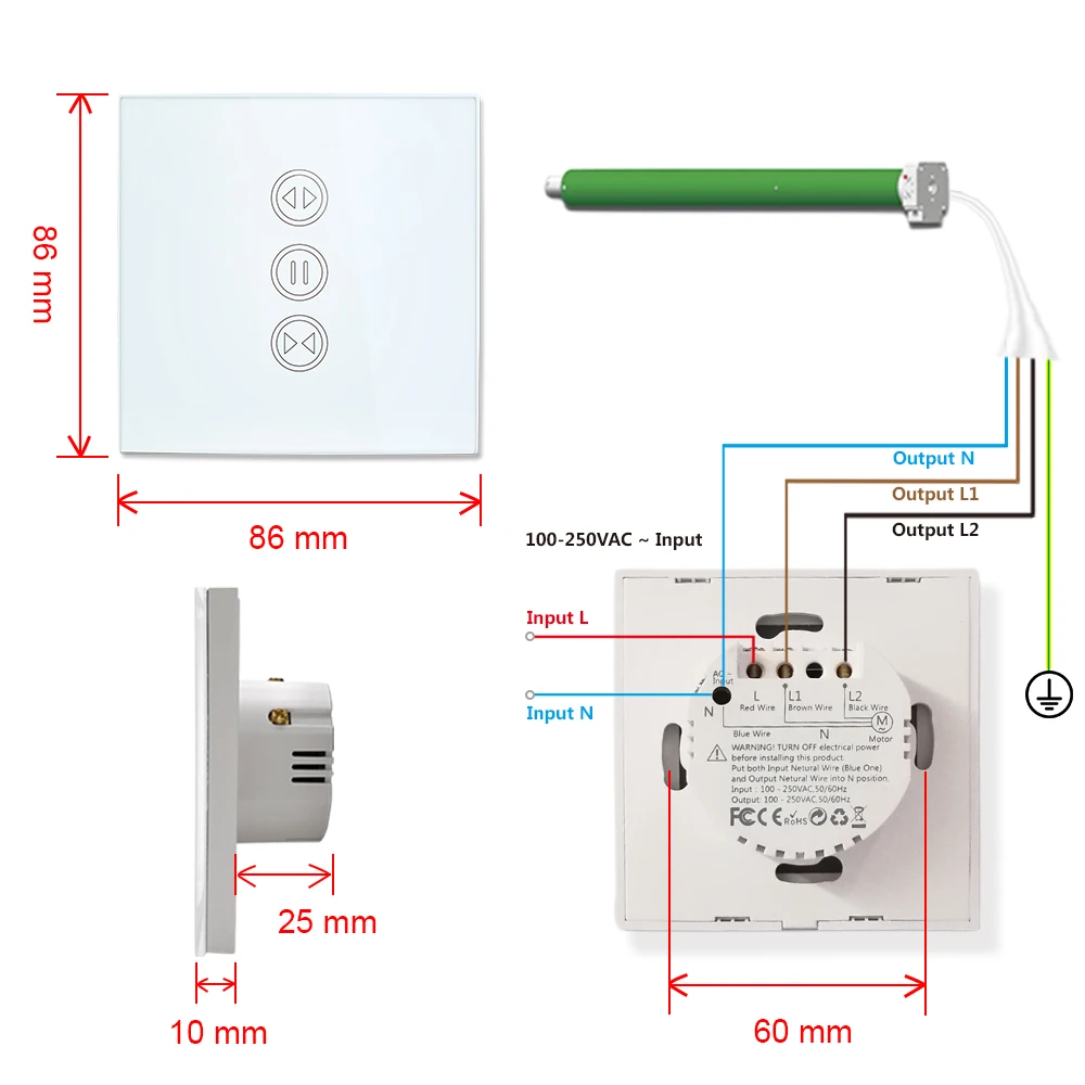 Tuya smart life ес wi-fi ролик - Фотография_6