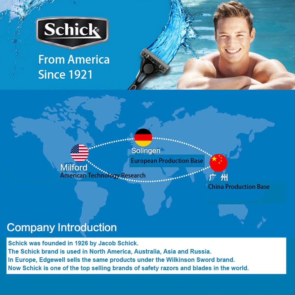 Новая оригинальная бритва schick ultra blue - Фотография_6
