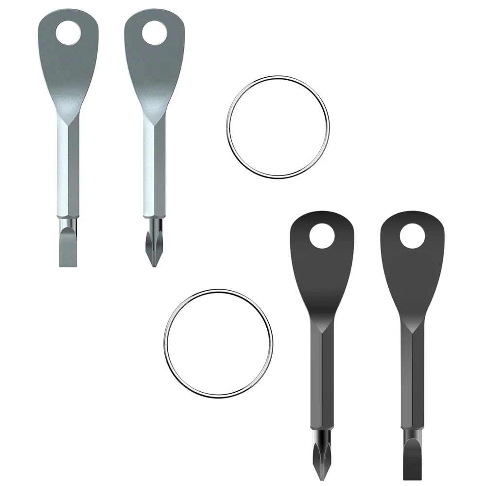 1 комплект, многофункциональная отвертка mini edc из нержавеющей стали - Фотография_4
