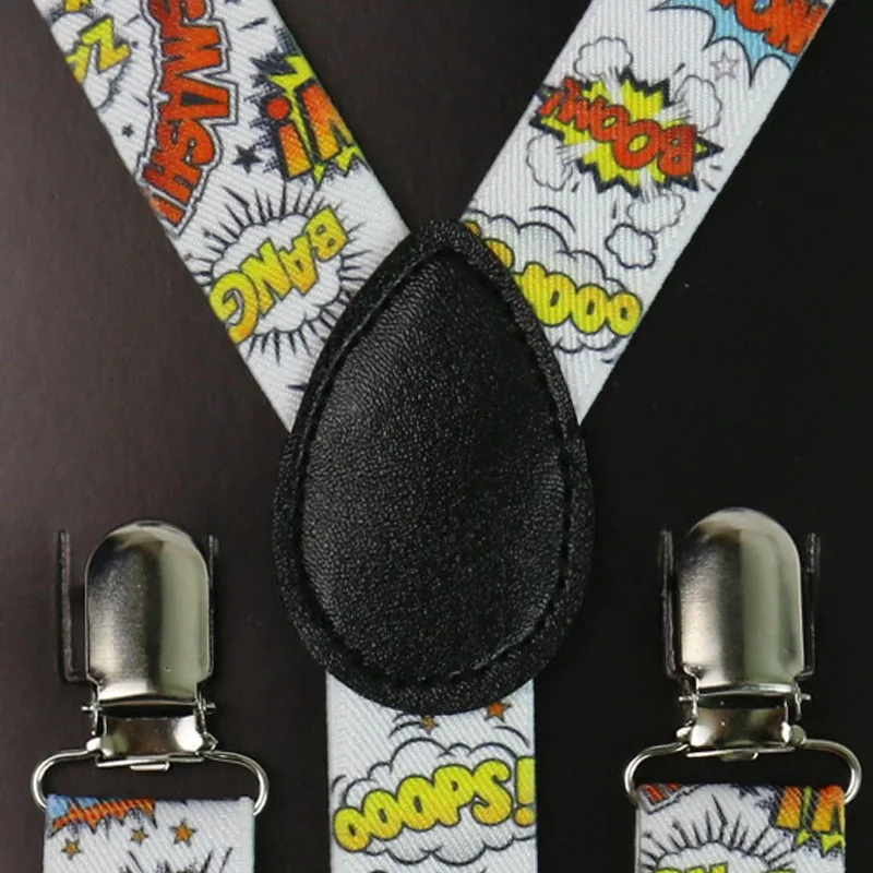 Подтяжки эластичные с буквенным принтом - Фотография_4